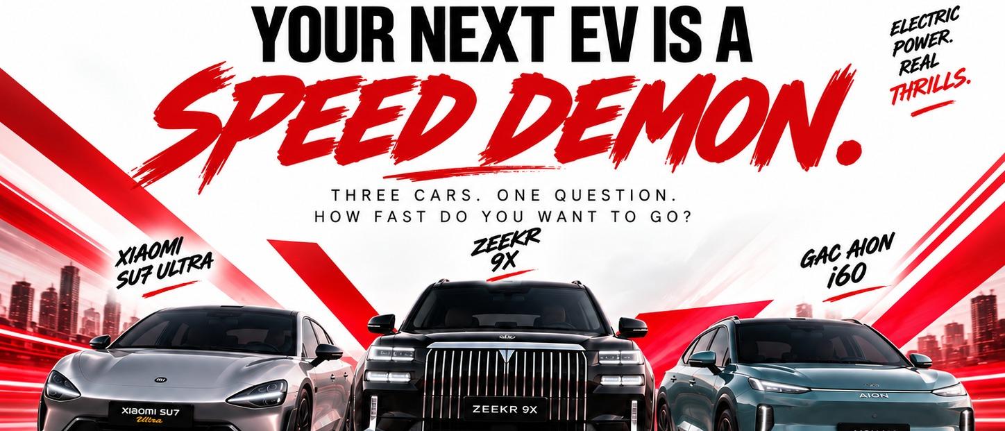 YOUR NEXT EV IS A SPEED DEMON